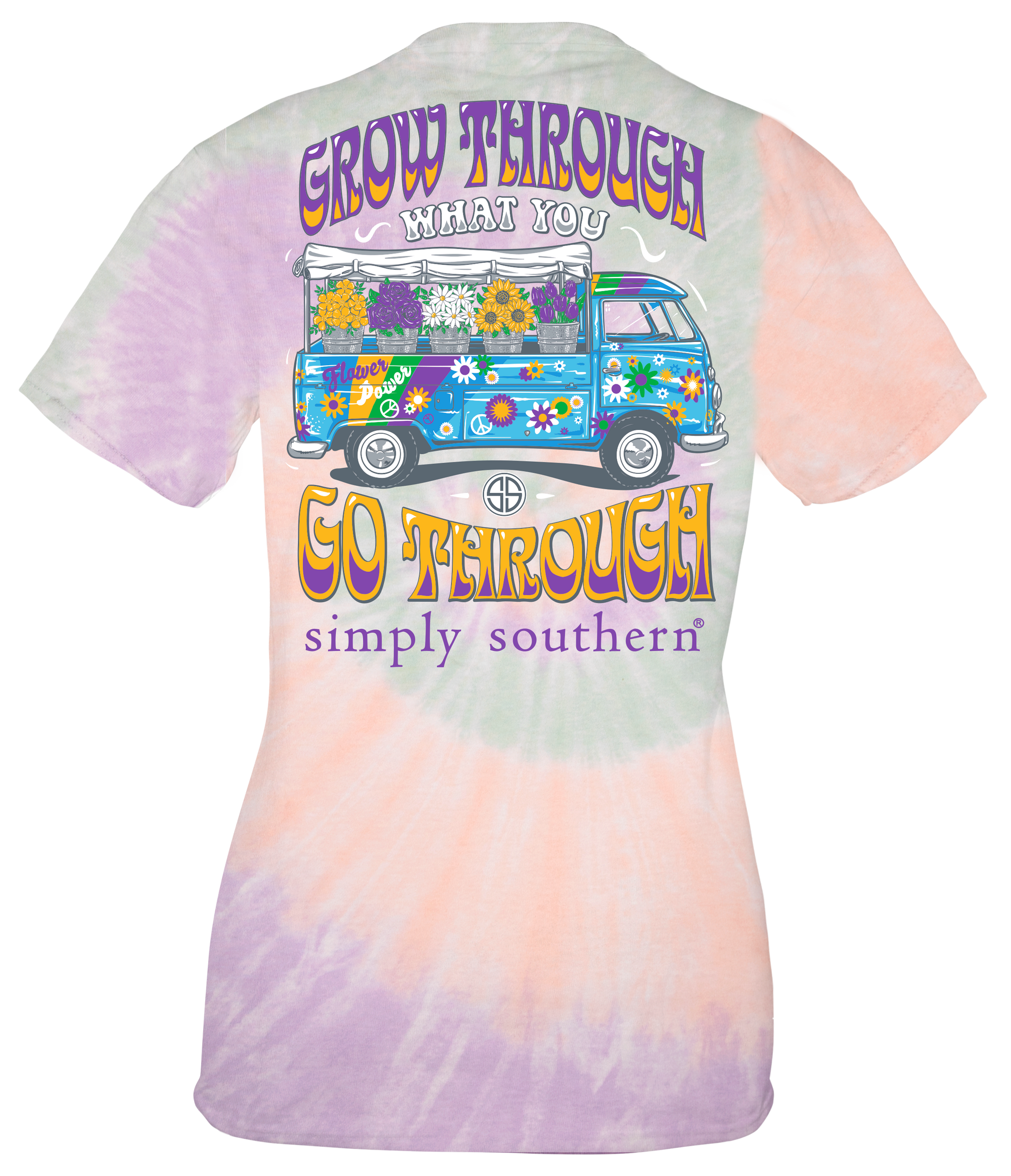 SALE Simply Southern Grow Through Tie Dye T-Shirt