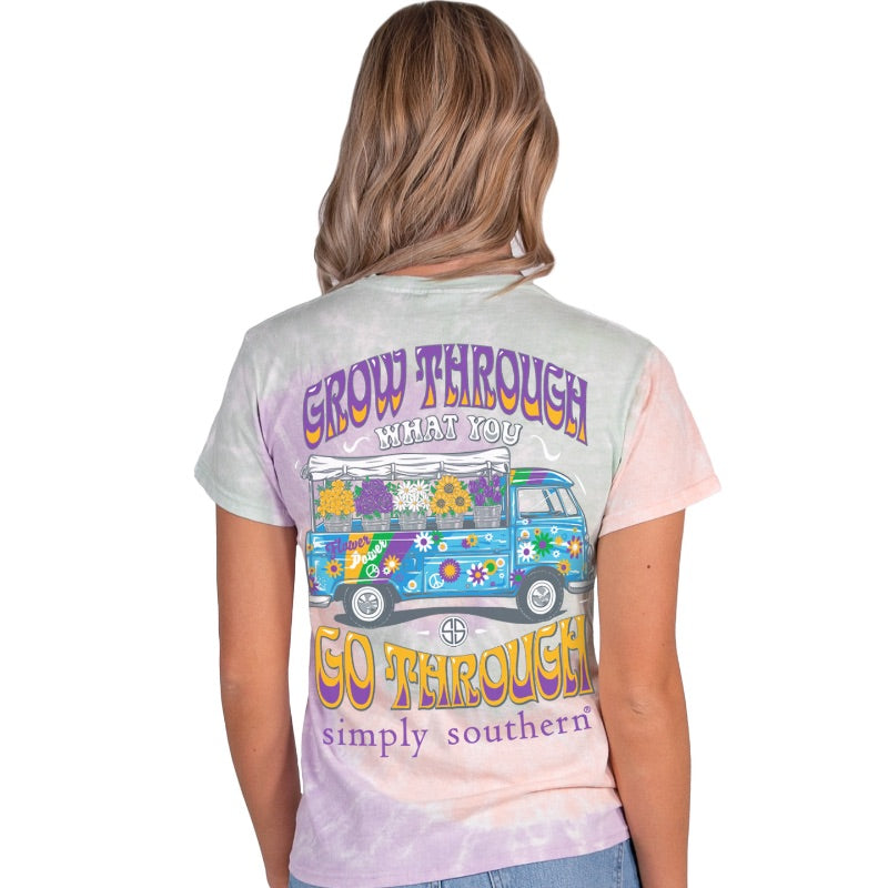 SALE Simply Southern Grow Through Tie Dye T-Shirt
