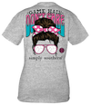 Simply Southern Game Hair Don&#39;t Care Volleyball T-Shirt