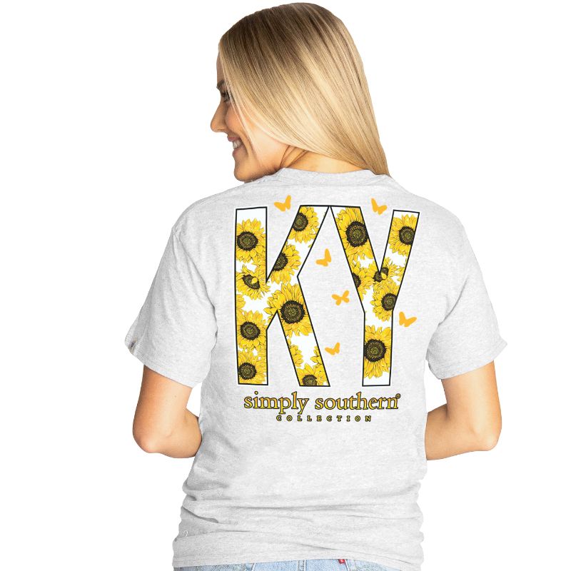 SALE Simply Southern Preppy Kentucky Sunflower T-Shirt