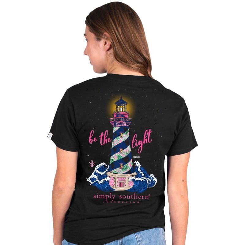 Simply Southern Be The Light Lighthouse T-Shirt