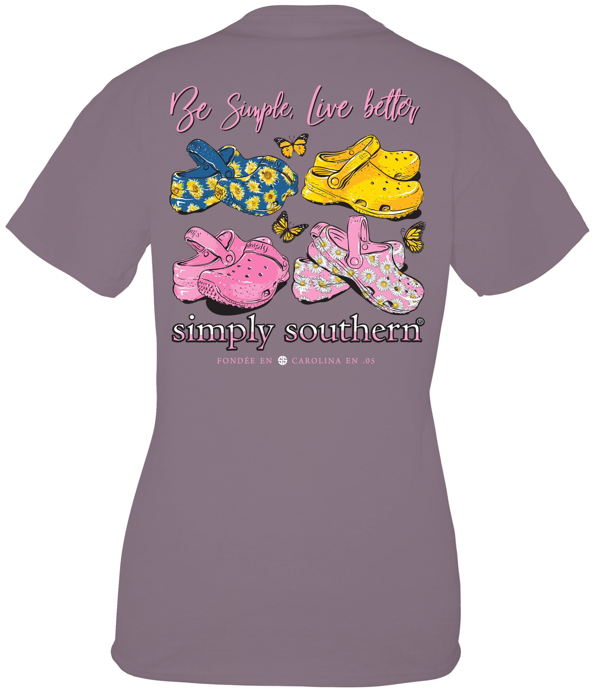 Simply Southern Preppy Be Simple Clogs T-Shirt