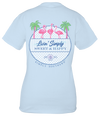 Simply Southern Livin Sweet Happy Flamingo T-Shirt