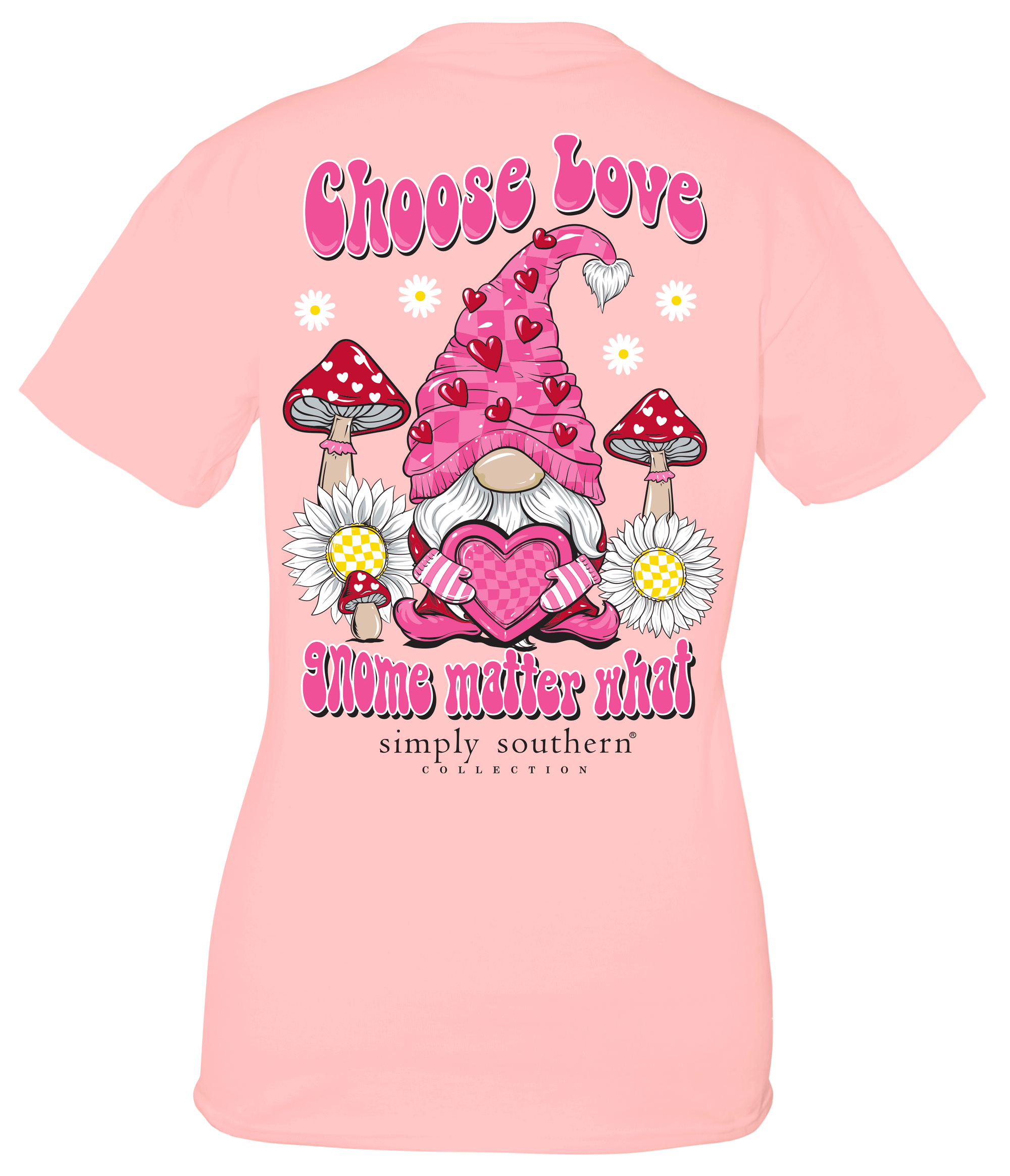 Simply Southern XOXO Choose Love Gnome T-Shirt