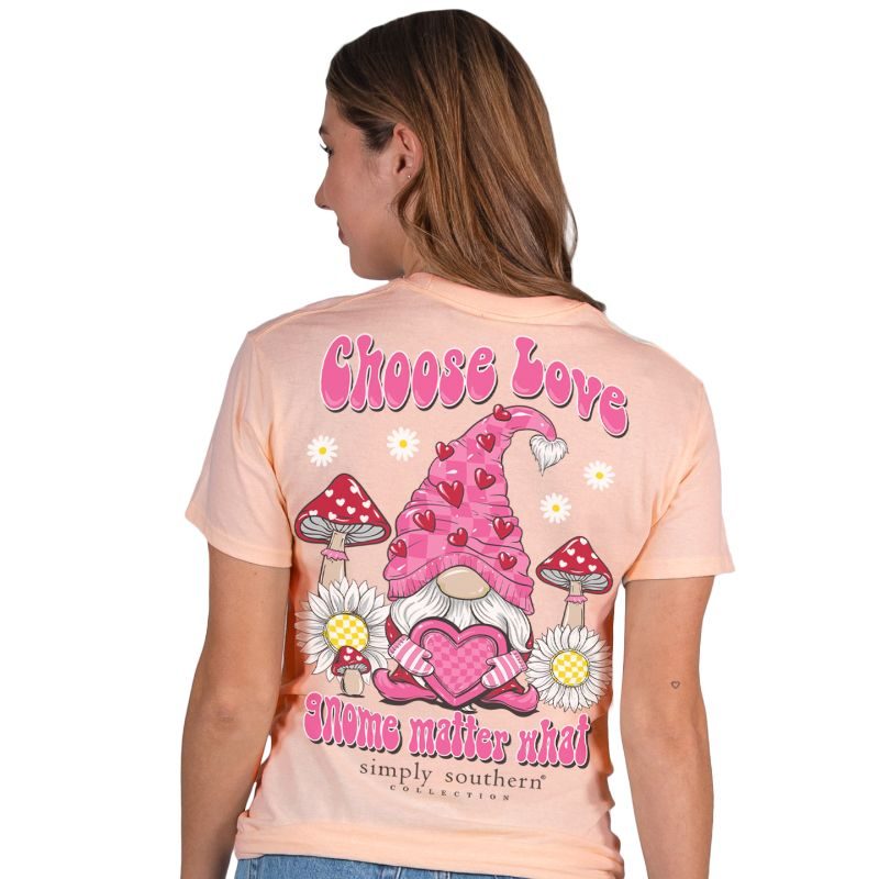Simply Southern XOXO Choose Love Gnome T-Shirt