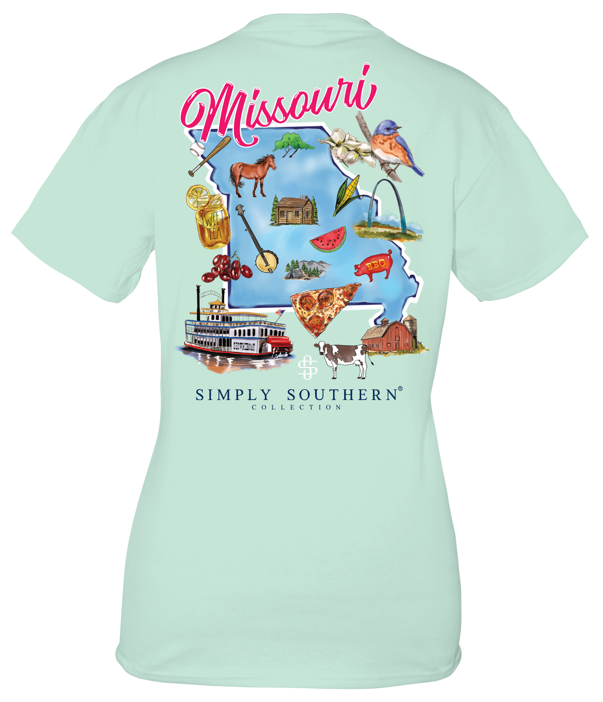 Simply Southern Preppy Missouri Breeze T-Shirt