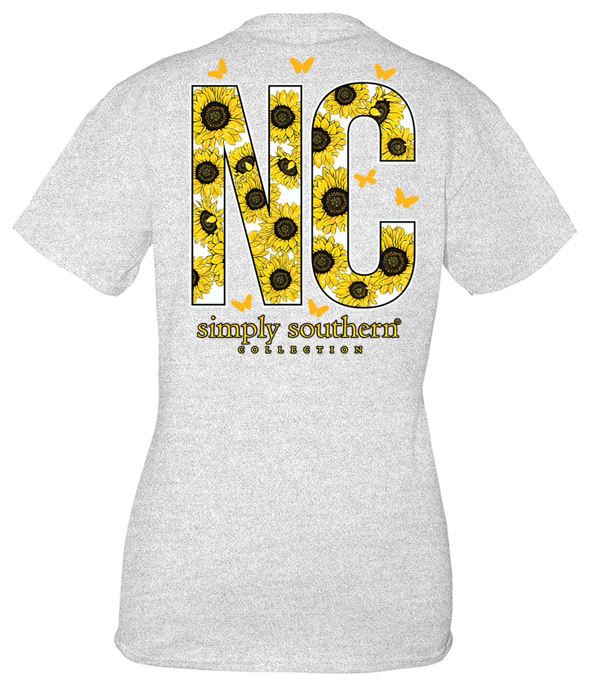 SALE Simply Southern Preppy North Carolina Sunflower T-Shirt