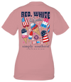 SALE Simply Southern Red White &amp; Sweet USA T-Shirt