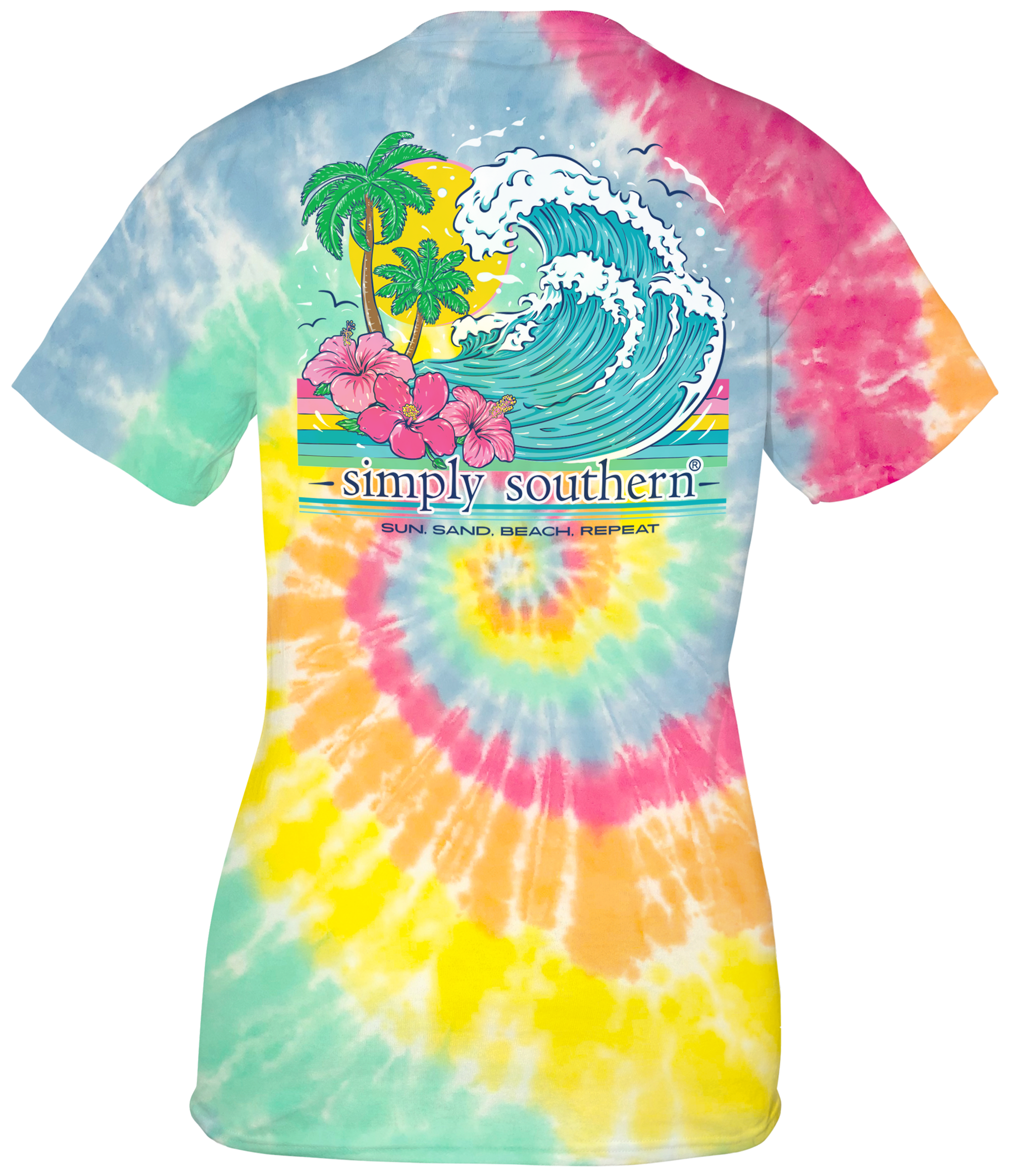 SALE Simply Southern Sun Sand Beach Repeat T-Shirt