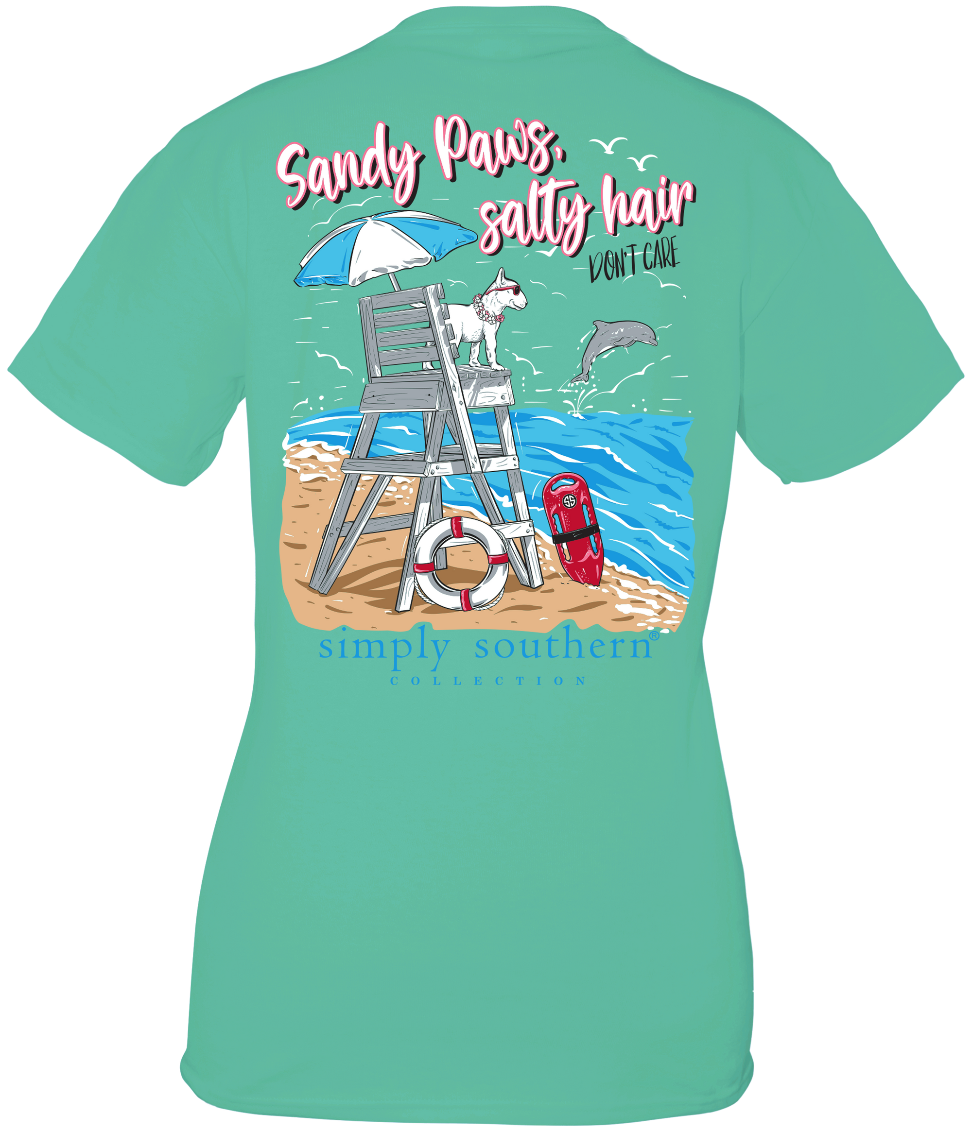 SALE Simply Southern Preppy Sandy Paws Beach T-Shirt