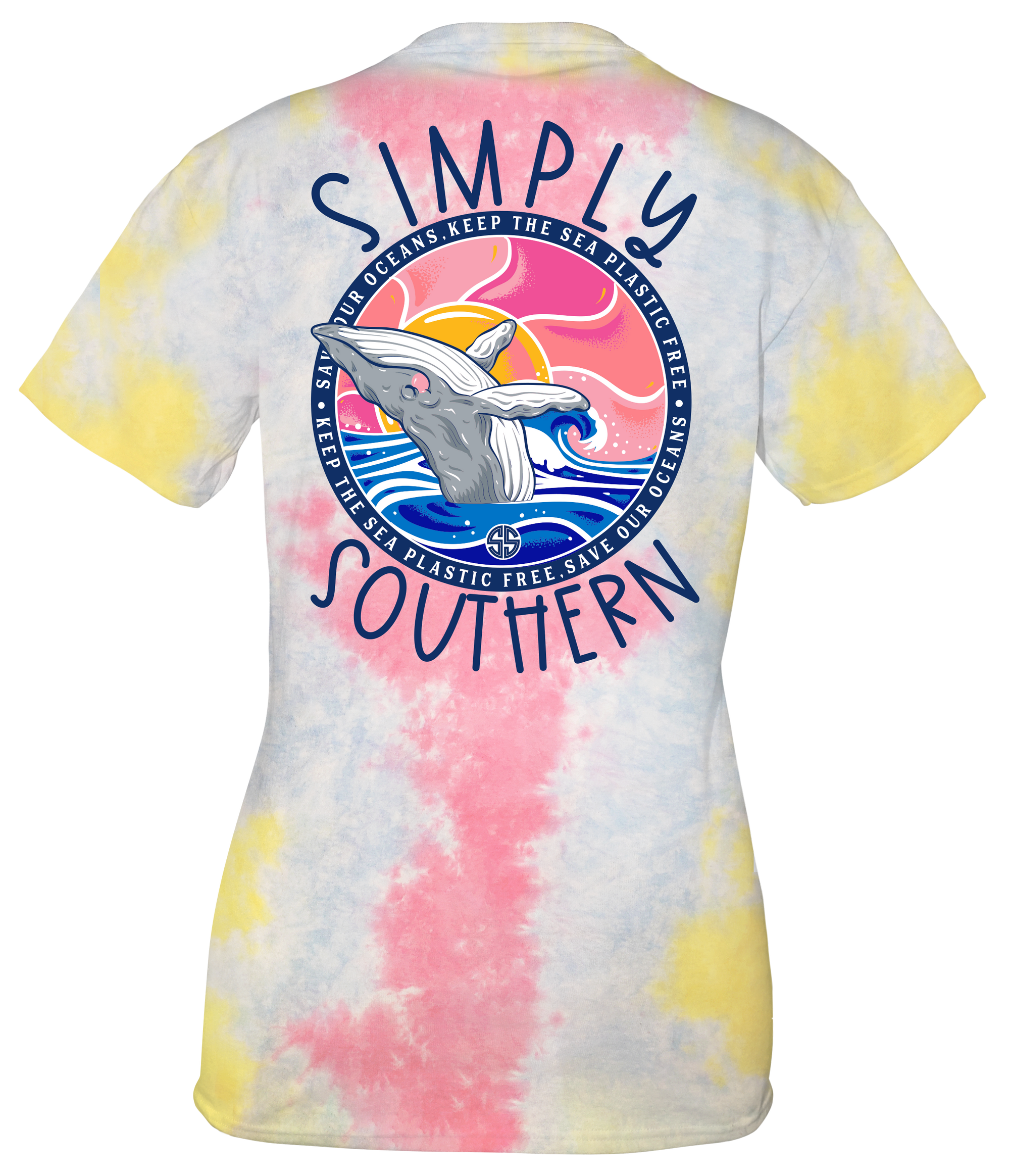 Simply Southern Preppy Plastic Free Whale T-Shirt