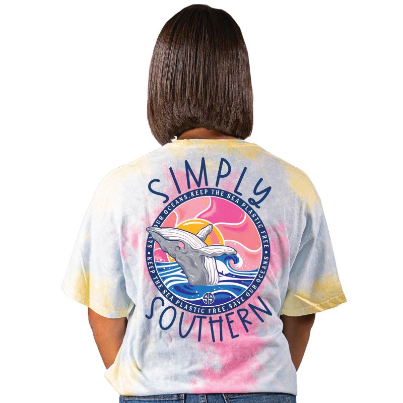 Simply Southern Preppy Plastic Free Whale T-Shirt