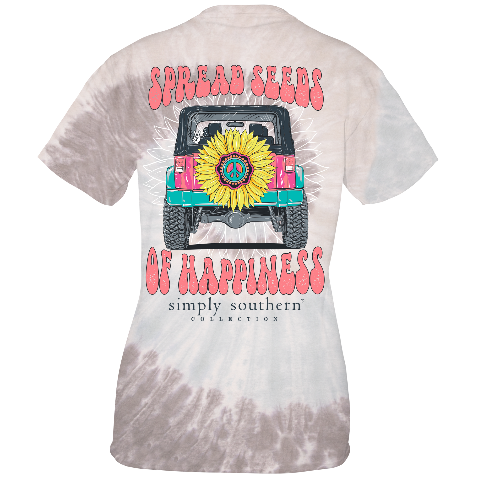 SALE Simply Southern Seeds Happiness Tie Dye T-Shirt