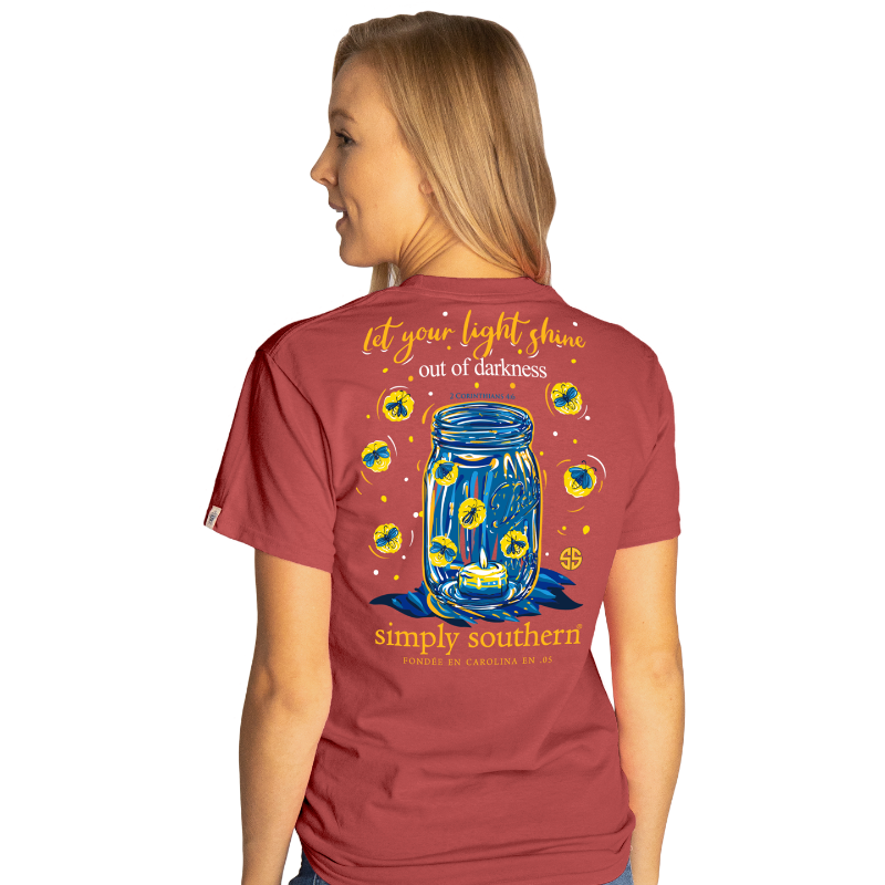 Simply Southern Preppy Light Shine Mason Jar T-Shirt