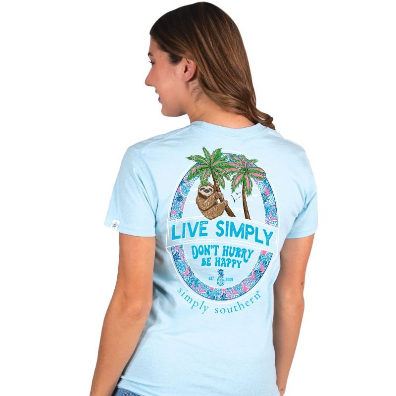 Simply Southern Be Happy Sloth T-Shirt