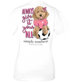 Simply Southern Preppy Dog Soccer T-Shirt