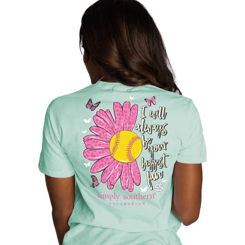 SALE Simply Southern Preppy Softball Mom T-Shirt