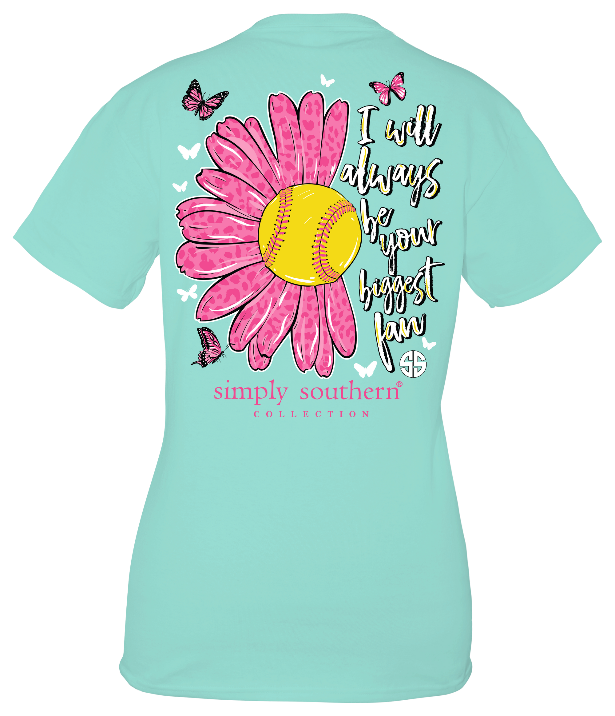 SALE Simply Southern Preppy Softball Mom T-Shirt