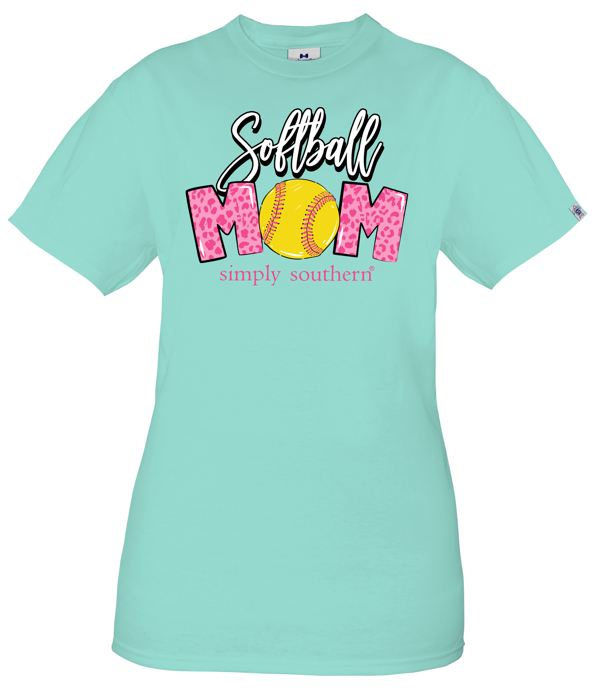 SALE Simply Southern Preppy Softball Mom T-Shirt