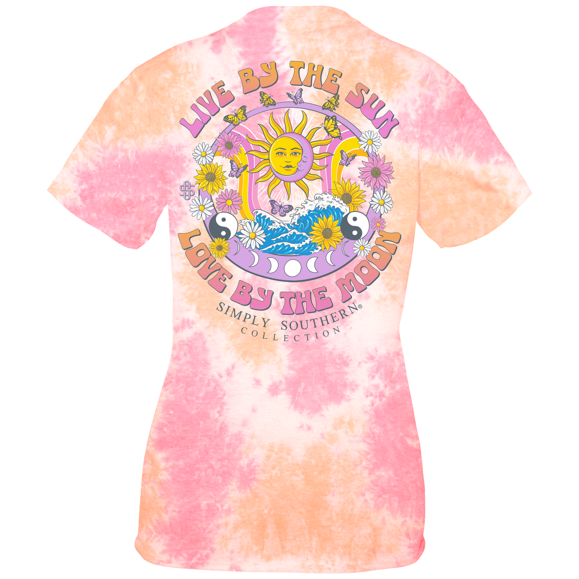 SALE Simply Southern Sun Moon Tie Dye T-Shirt