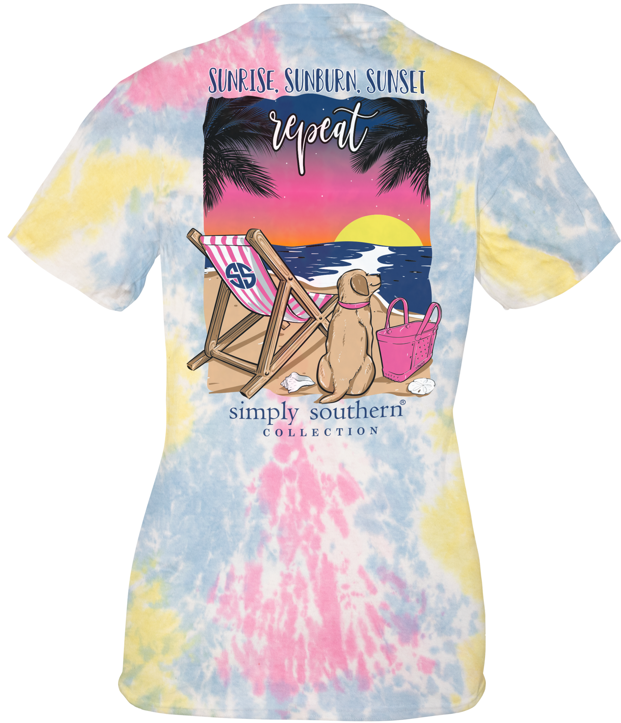 SALE Simply Southern Preppy Sunrise Sunset Beach T-Shirt