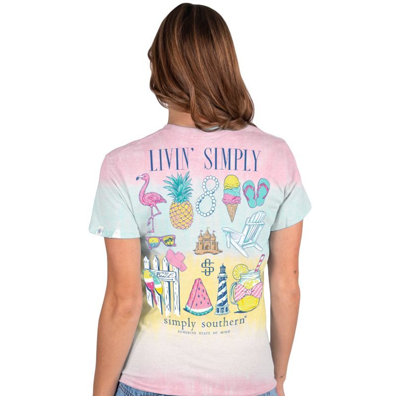 Simply Southern Sunshine Beach Tie Dye T-Shirt