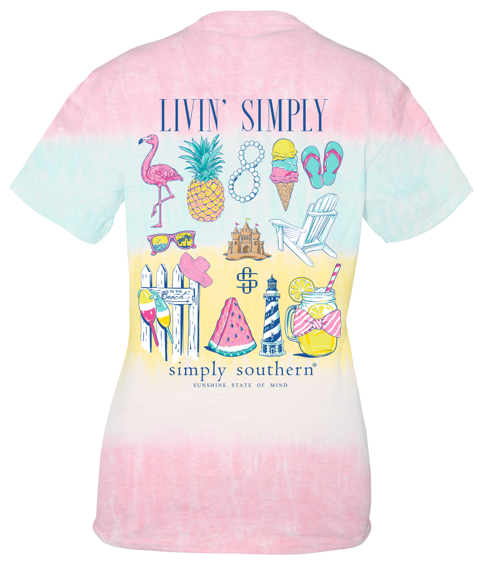 Simply Southern Sunshine Beach Tie Dye T-Shirt