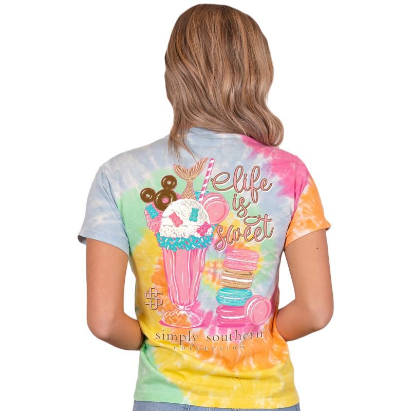 Simply Southern Life Is Sweet Tie Dye T-Shirt