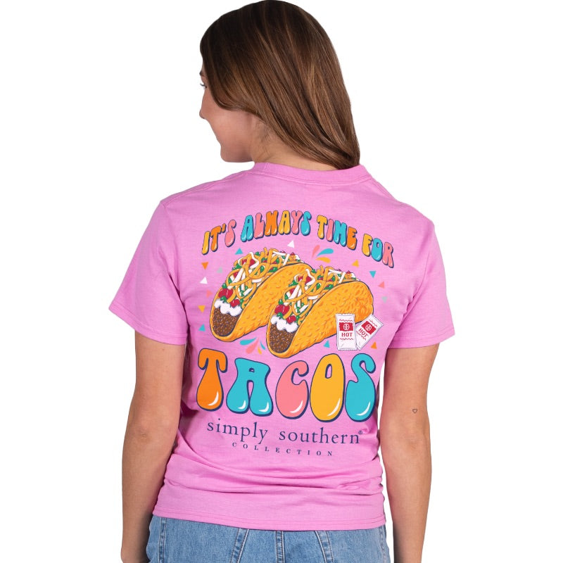 SALE Simply Southern Preppy Time For Tacos T-Shirt
