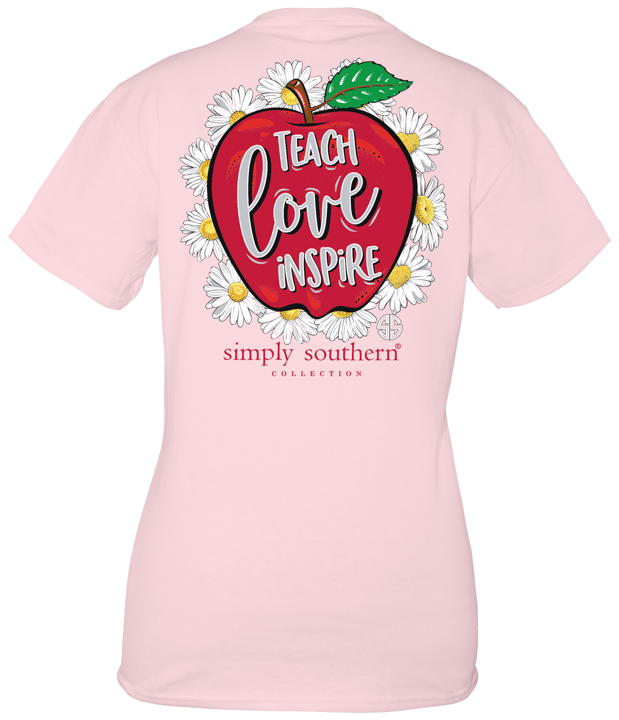 Simply Southern Preppy Teach Love Inspire Teacher T-Shirt