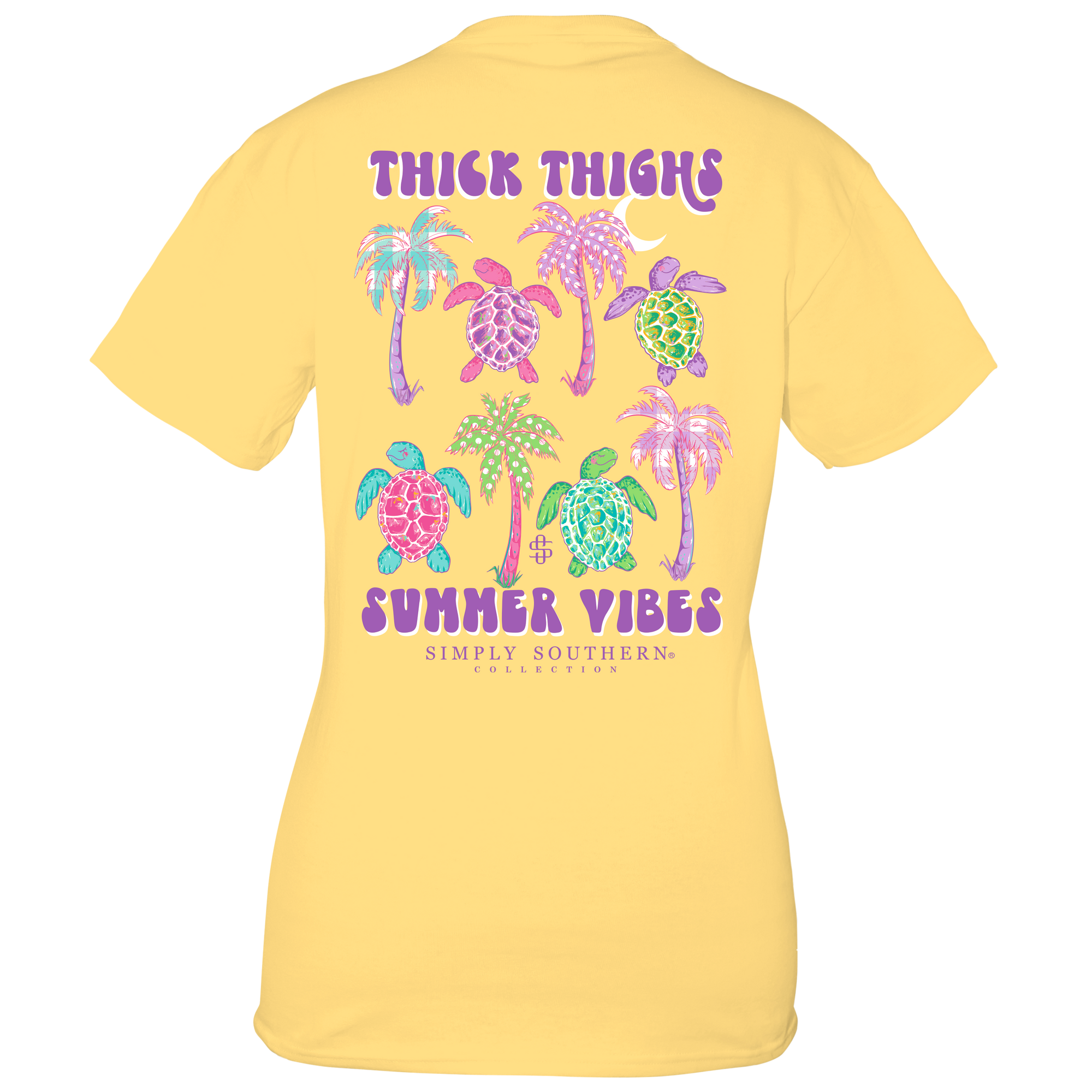 SALE Simply Southern Thick Thighs Summer Vibes Soft T-Shirt