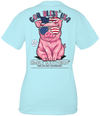 Simply Southern Preppy God Bless The USA Pig T-Shirt