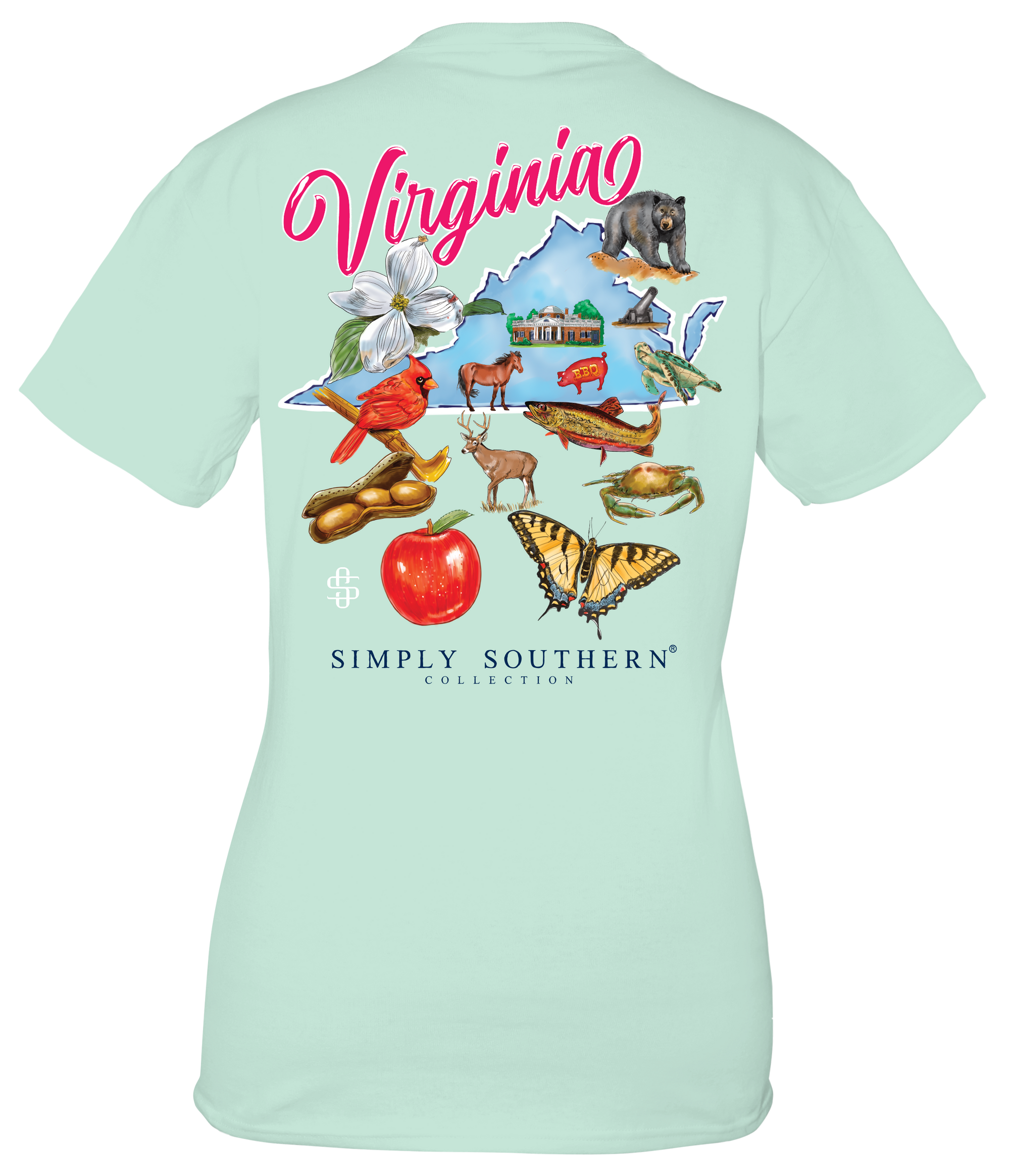 Simply Southern Preppy Virginia Breeze T-Shirt