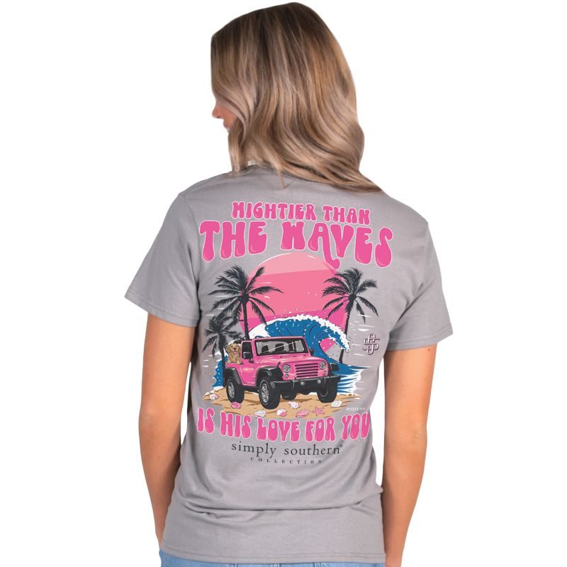 SALE Simply Southern Mightier Than The Waves T-Shirt
