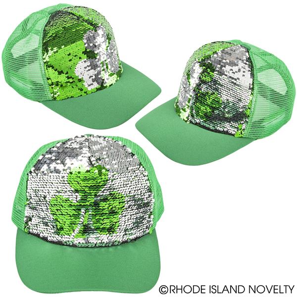 ST. PATRICK'S DAY SEQUIN TRUCKER IRISH HAT