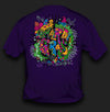 Sweet Thing Funny Mardi Gras Whimsy Fleur De Lis Mask Beads Girlie Bright T-Shirt - SimplyCuteTees