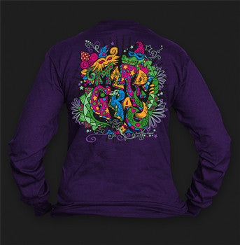 Sweet Thing Funny Mardi Gras Whimsy Mask Beads Fleur Girlie Bright Long Sleeve T-Shirt - SimplyCuteTees
