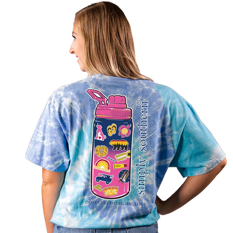 SALE Simply Southern Preppy VSCO Girl Do Everything In Love Tie Dye T-Shirt