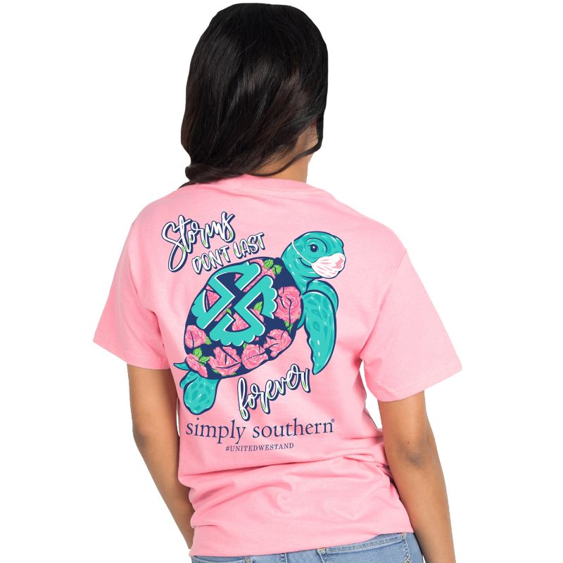 SALE Simply Southern Collection Storms Don't Last Turtle T-Shirt