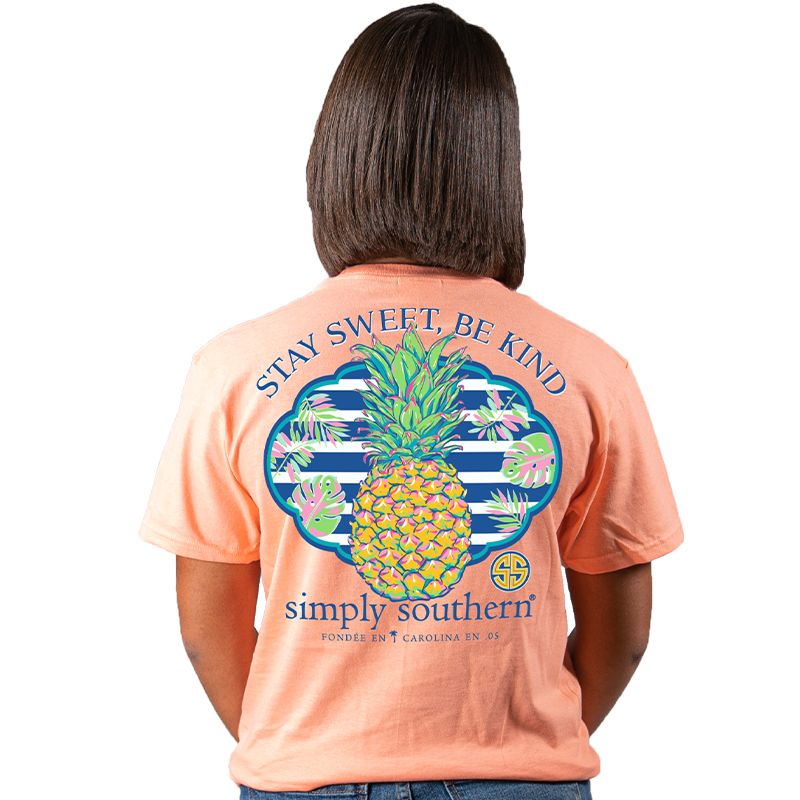 SALE Simply Southern Preppy Stay Sweet Pineapple T-Shirt