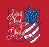 Southernology Liberty USA Pineapple Comfort Colors T-Shirt