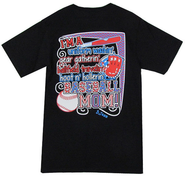 Bjaxx Uniform Washin Baseball Mom Sports Girlie Bright T Shirt - SimplyCuteTees