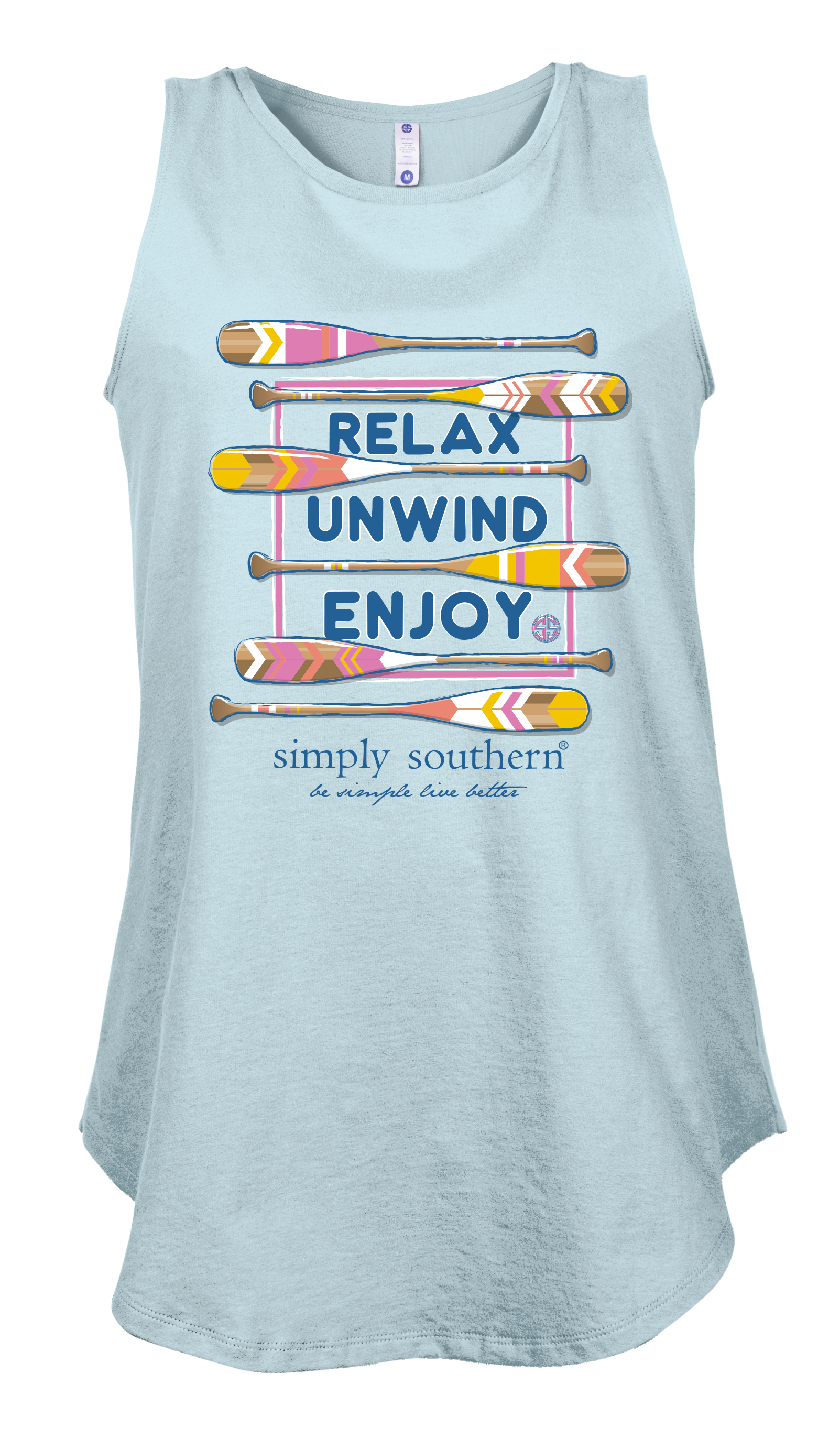Simply Southern Preppy Relax Paddles Tank Top