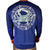 Southern Attitude Tortuga Moon Crab Unisex Sport Tech Blue T-Shirt