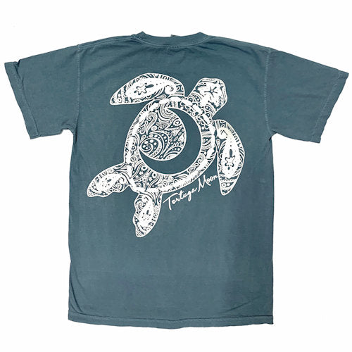 Southern Attitude Tortuga Moon Big Moon Comfort Colors T-Shirt