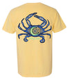 Southern Attitude Tortuga Moon Crab Comfort Colors T-Shirt