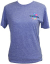 Southern Attitude Tortuga Moon Vibes Soft Canvas Violet T-Shirt