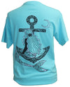Southern Attitude Tortuga Moon Mermaid Anchor Comfort Colors T-Shirt