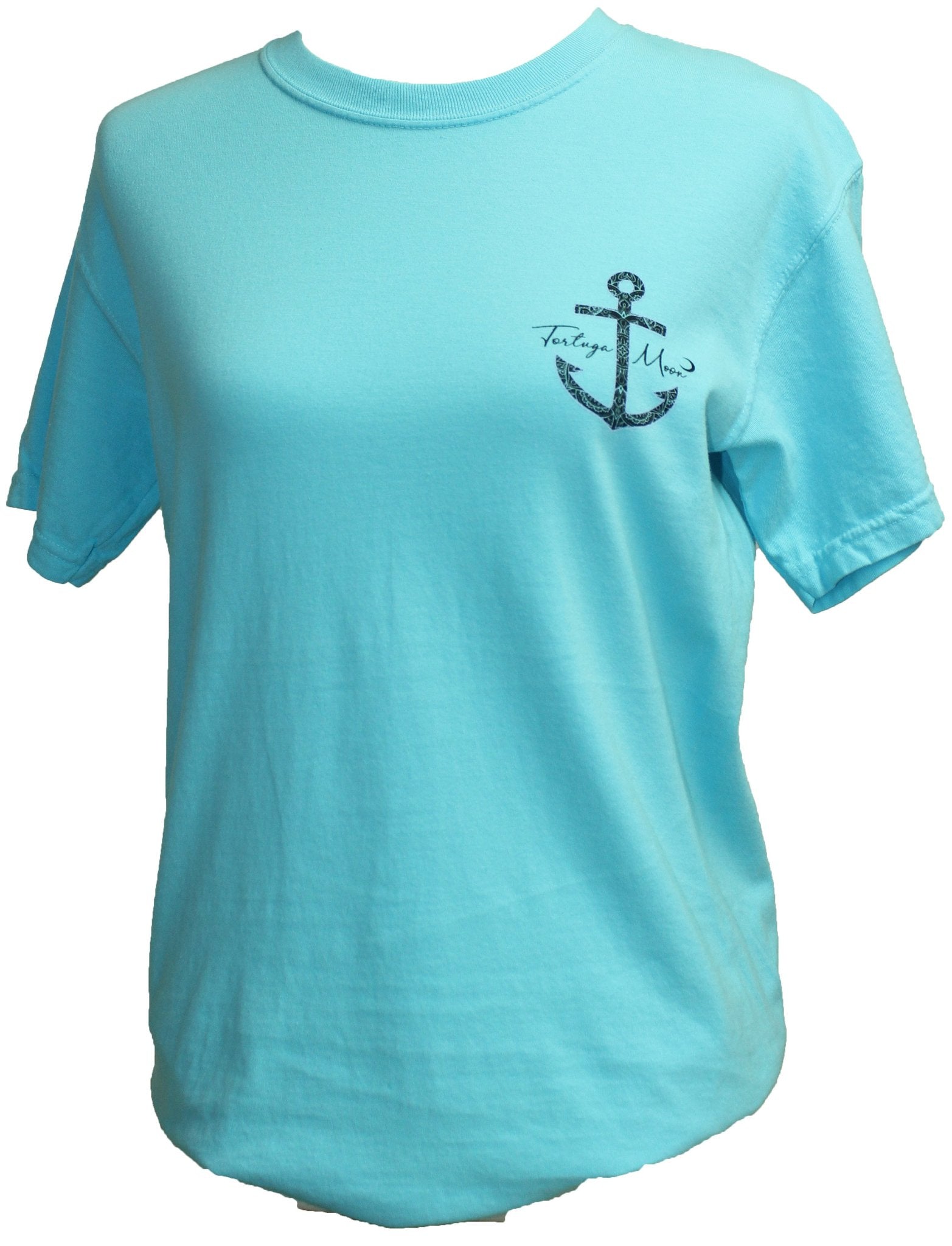 Southern Attitude Tortuga Moon Mermaid Anchor Comfort Colors T-Shirt
