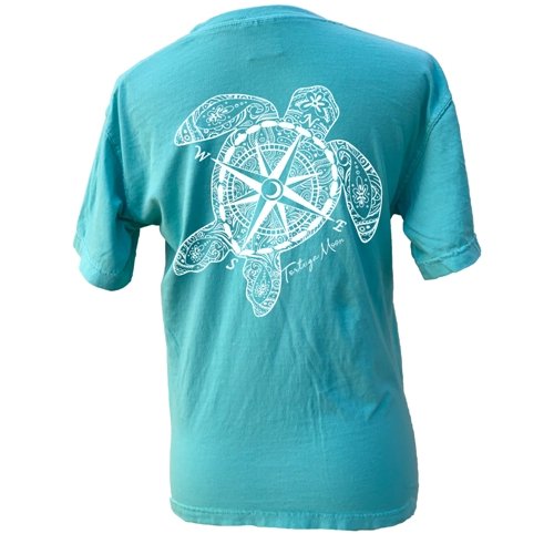 Southern Attitude Tortuga Moon Compass Turtle Comfort Colors T-Shirt